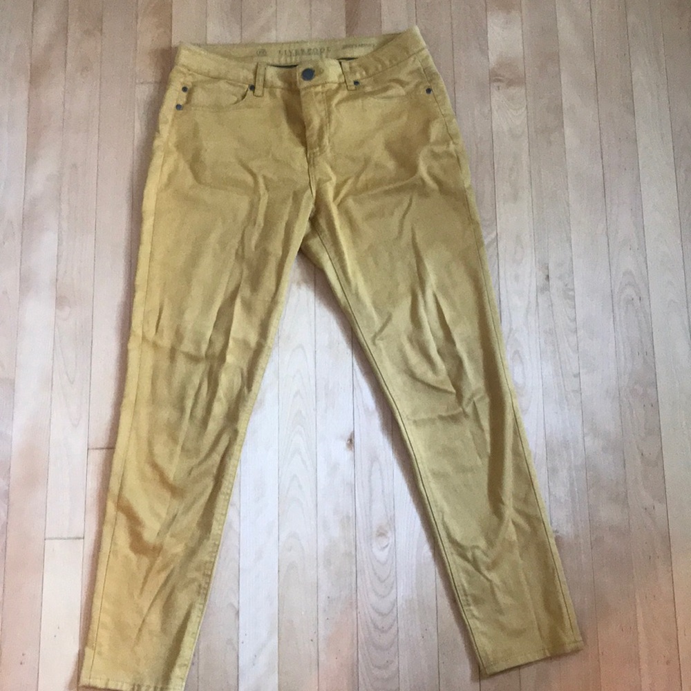 Liverpool Abby’s Skinny Mustard Yellow Pants
